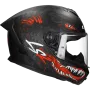 Casque integral LS2 Rapid III Kaiju II FF820 noir / rouge / blanc