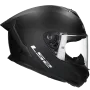 Casque integral LS2 Rapid III Solid FF820 noir mat