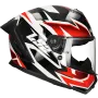 Casque integral LS2 Rapid III Xtrem FF820 blanc / noir / rouge