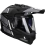 Casque adventure LS2 Pioneer II Hill MX702 noir mat / blanc