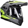 Casque adventure LS2 Pioneer II Namib MX702 gris mat / jaune