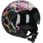 Casque jet LS2 Sphere Lux II Bloom OF558 bleu / rose