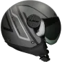 Casque jet LS2 Sphere Lux II Minim OF558 noir mat / gris