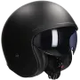 Casque jet LS2 Spitfire II Solid OF599 noir mat