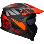 Casque jet LS2 Drifter Gas OF606 gris / orange