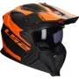 Casque jet LS2 Drifter Mud OF606 noir mat / orange