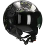 Casque jet LS2 Sphere Lux II Maxca OF558 noir / jaune fluo