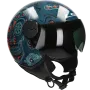 Casque jet LS2 Sphere Lux II Maxca OF558 bleu / orange