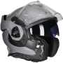 Casque modulable (mentonnière réversible) LS2 Advant X Solid FF901 gris Nardo 