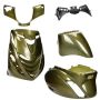 Kit carénage SP look Piaggio Zip python green metallic 5 pièces