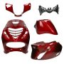 Kit SP look Piaggio Zip rouge Candy 5 pièces