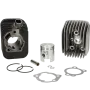 Cylindre avec culasse Polini 63cc Racing diamètre 43mm- Piaggio Ciao/Bravo/Boxer (axe de piston = diamètre 10mm) 140.0065/10R